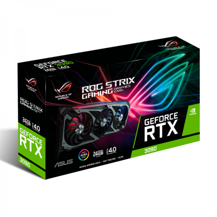 Видеокарта ASUS Geforce RTX 3090 ROG STRIX 24G GAMING OC