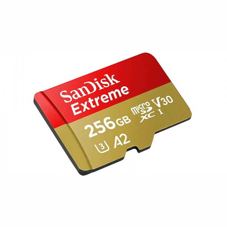 Карта памяти SanDisk Extreme microSDXC 256 ГБ