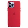 Чехол для iPhone 13 Pro Max Silicone Case красный