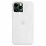 Чехол iPhone 13 Pro Max Silicone Case with Magsafe Paper White