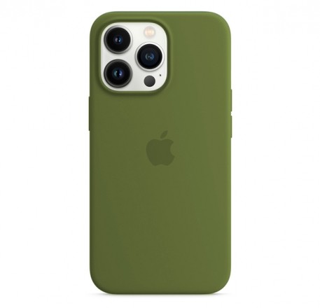 Чехол iPhone 12 Pro Max Silicone Case with Magsafe Shade Green