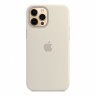 Чехол для iPhone 12 Pro Silicone Case кремовый